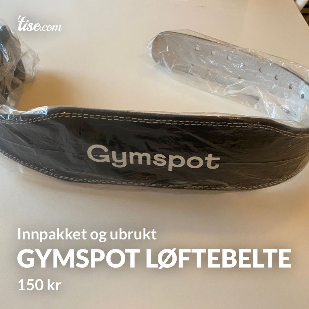 Gymspot løftebelte