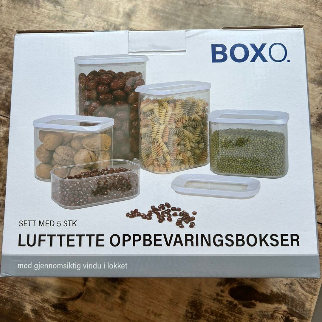 Oppbevaringsbokser