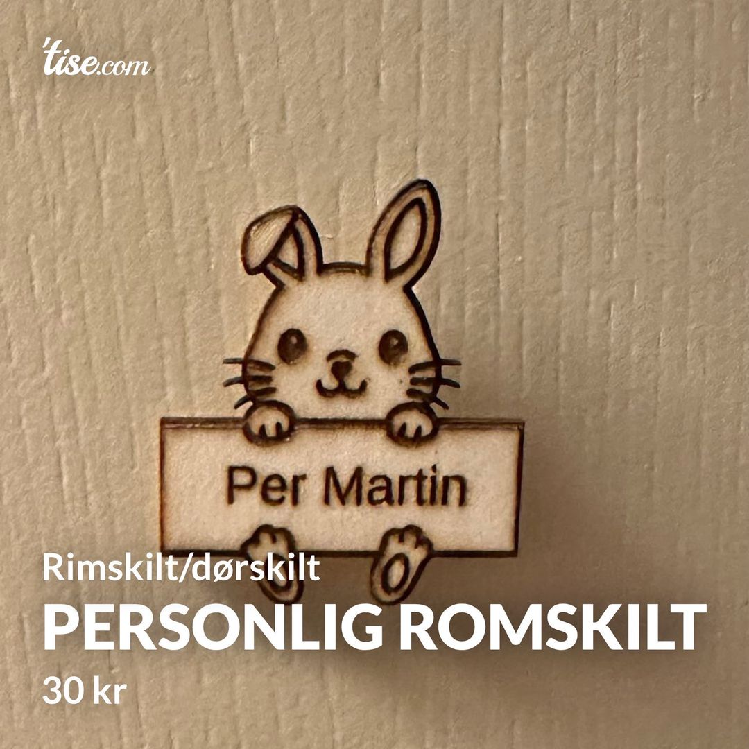 Personlig romskilt