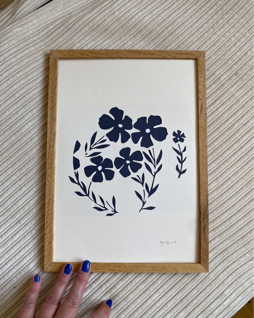 Floral papercut