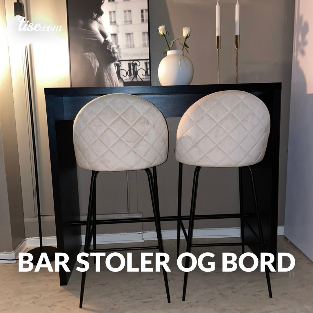 Bar stoler og bord