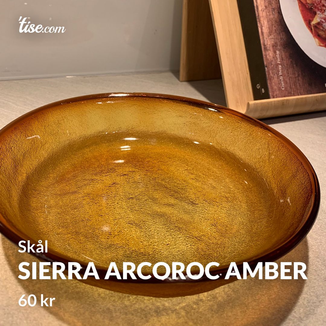 Sierra Arcoroc amber