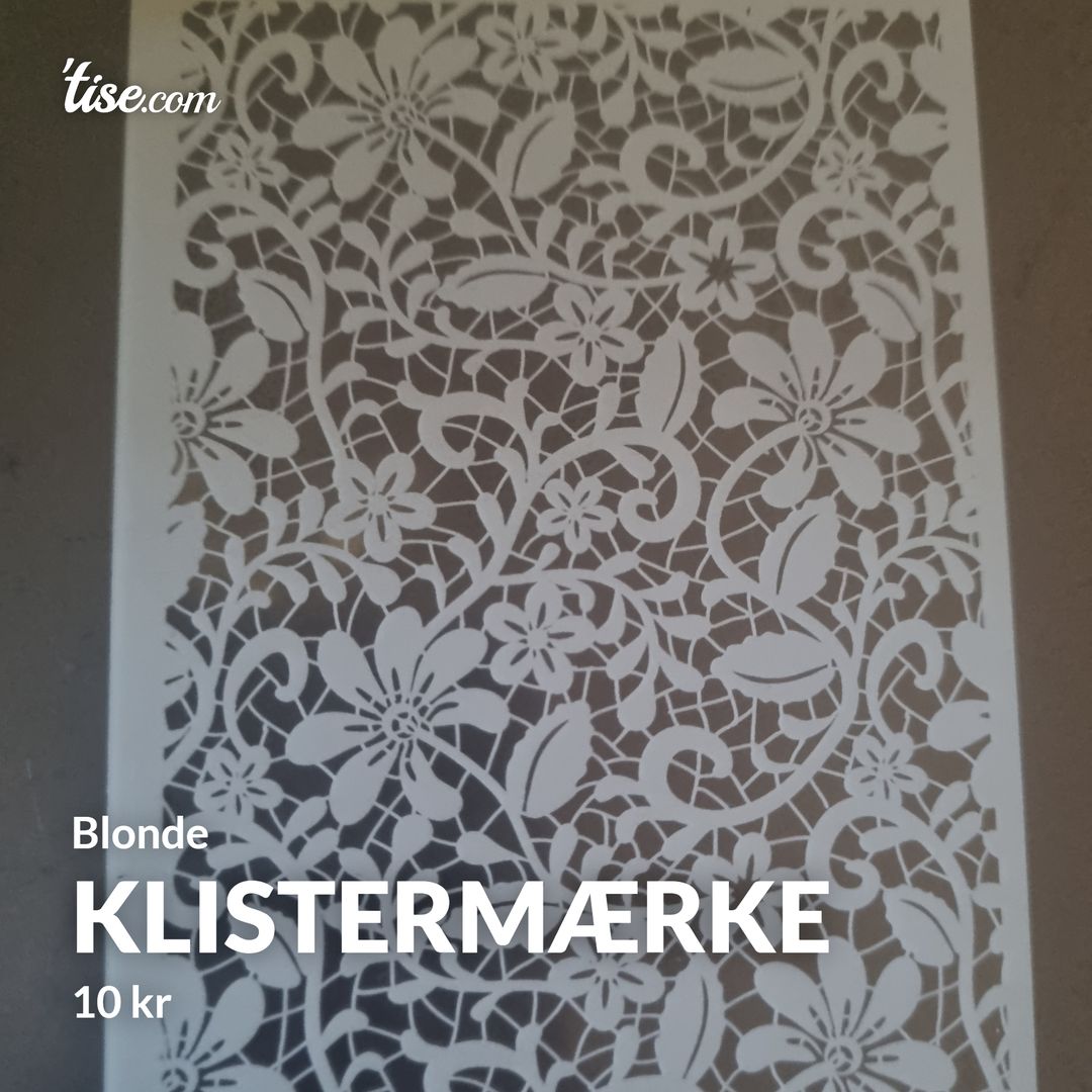 Klistermærke