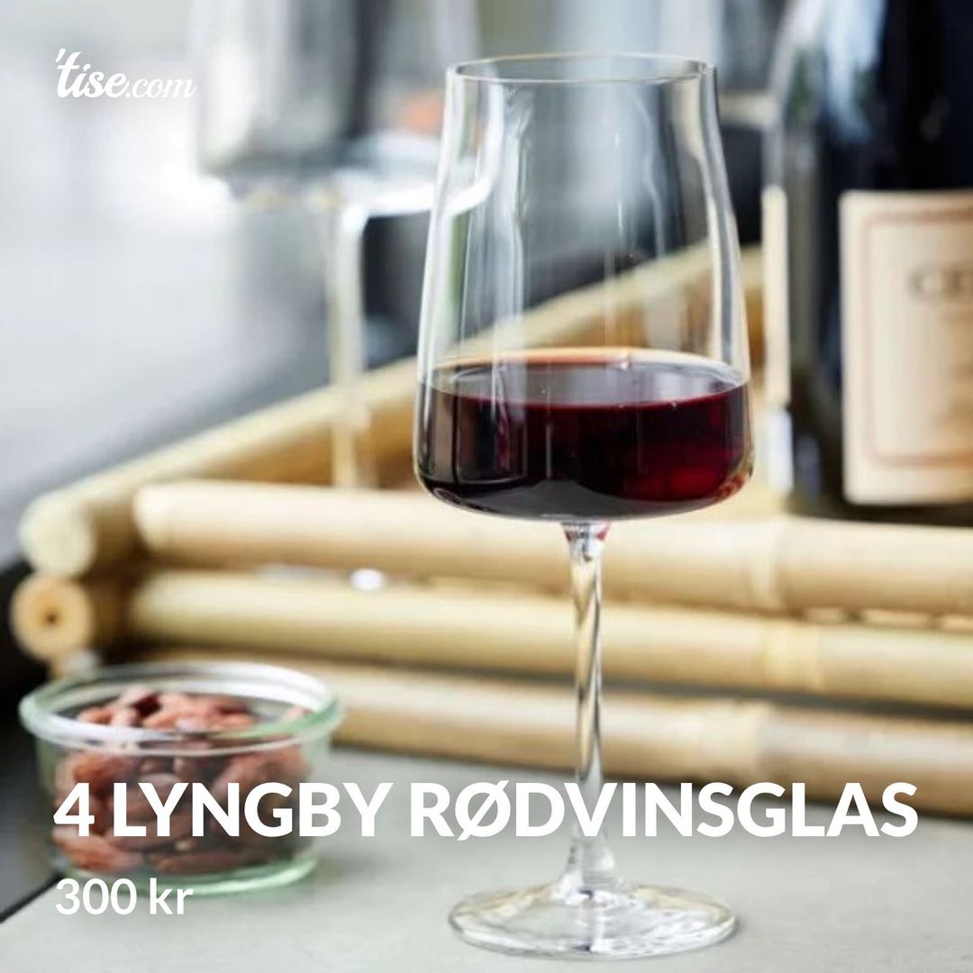 4 Lyngby Rødvinsglas