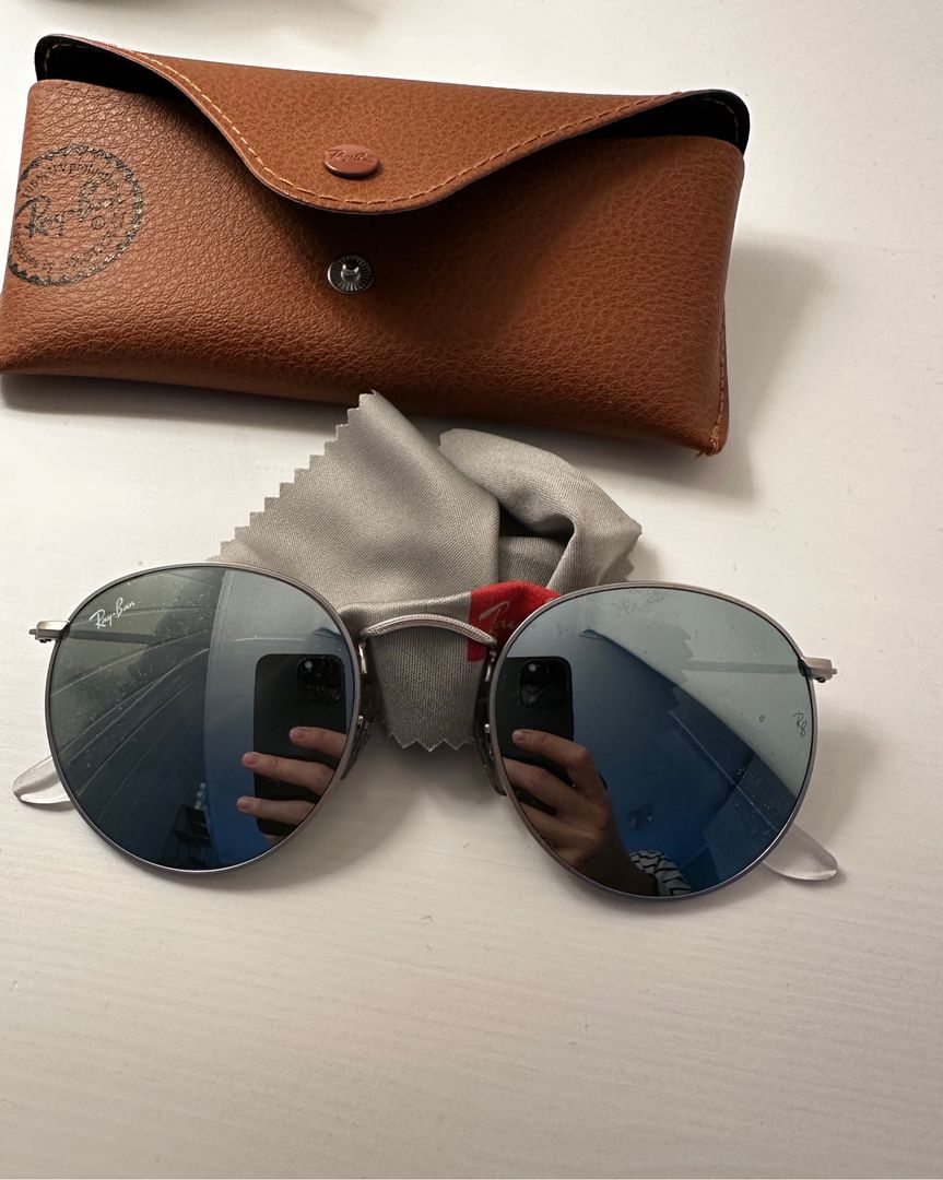 Rayban round metal