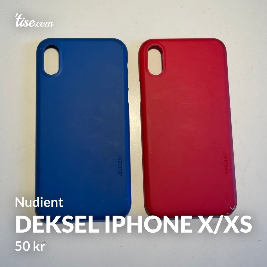 Deksel iphone X/XS