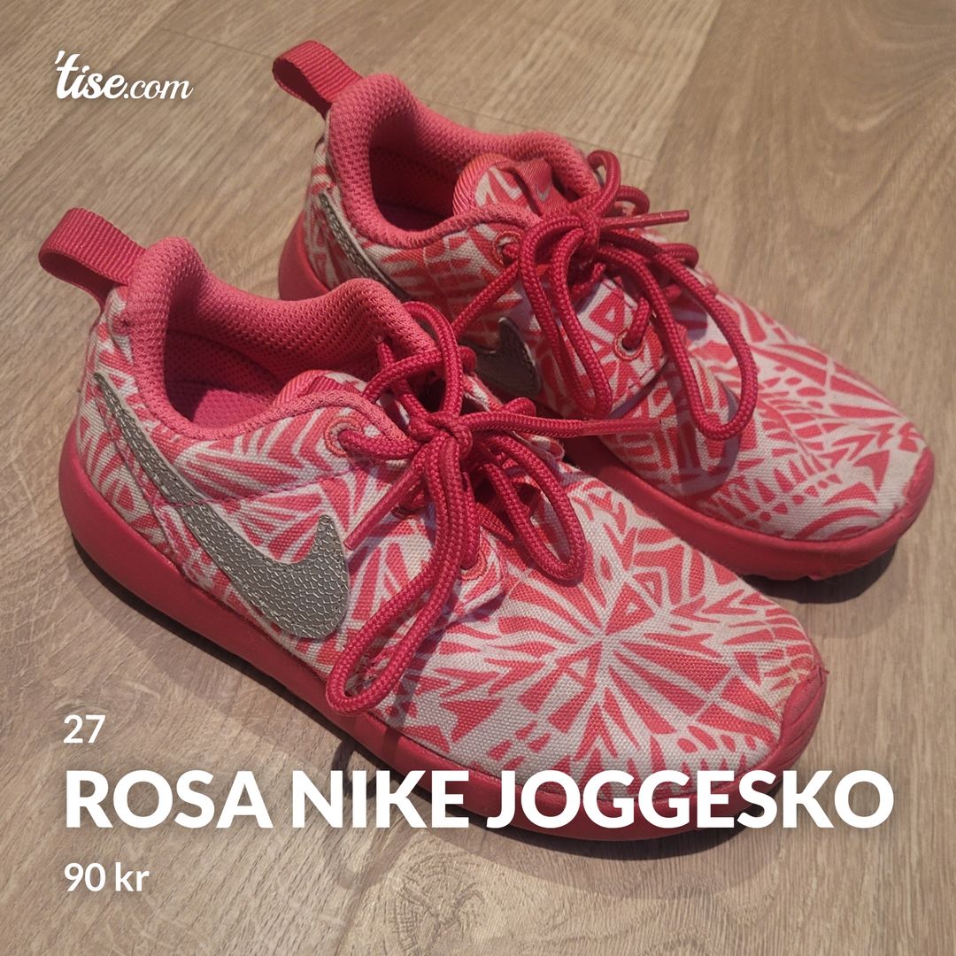 Rosa Nike joggesko