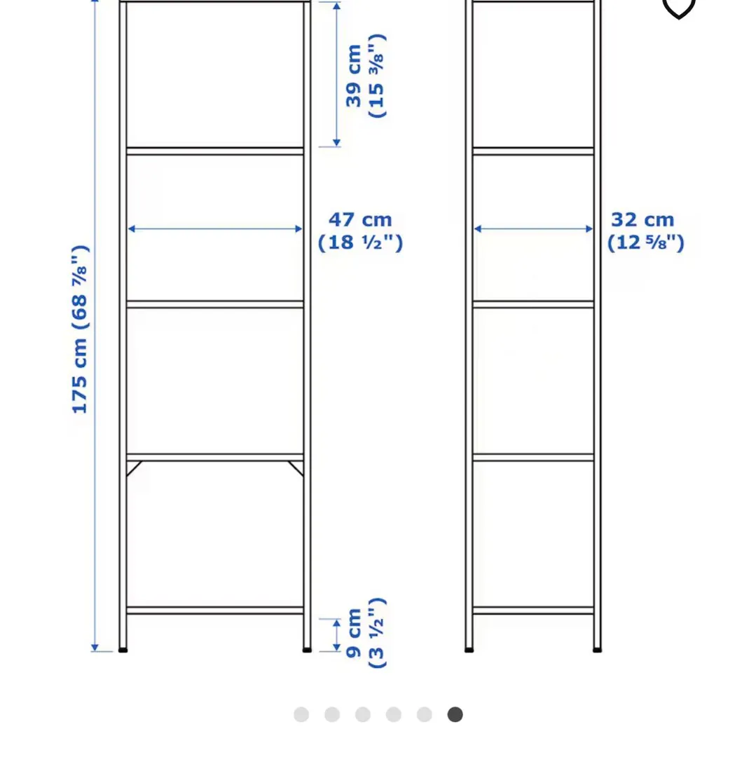 IKEA VITTSJö hylle