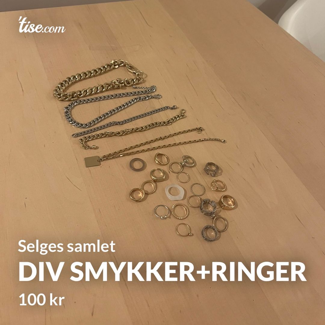 Div smykker+ringer