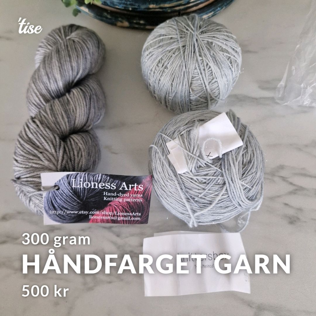 Håndfarget Garn