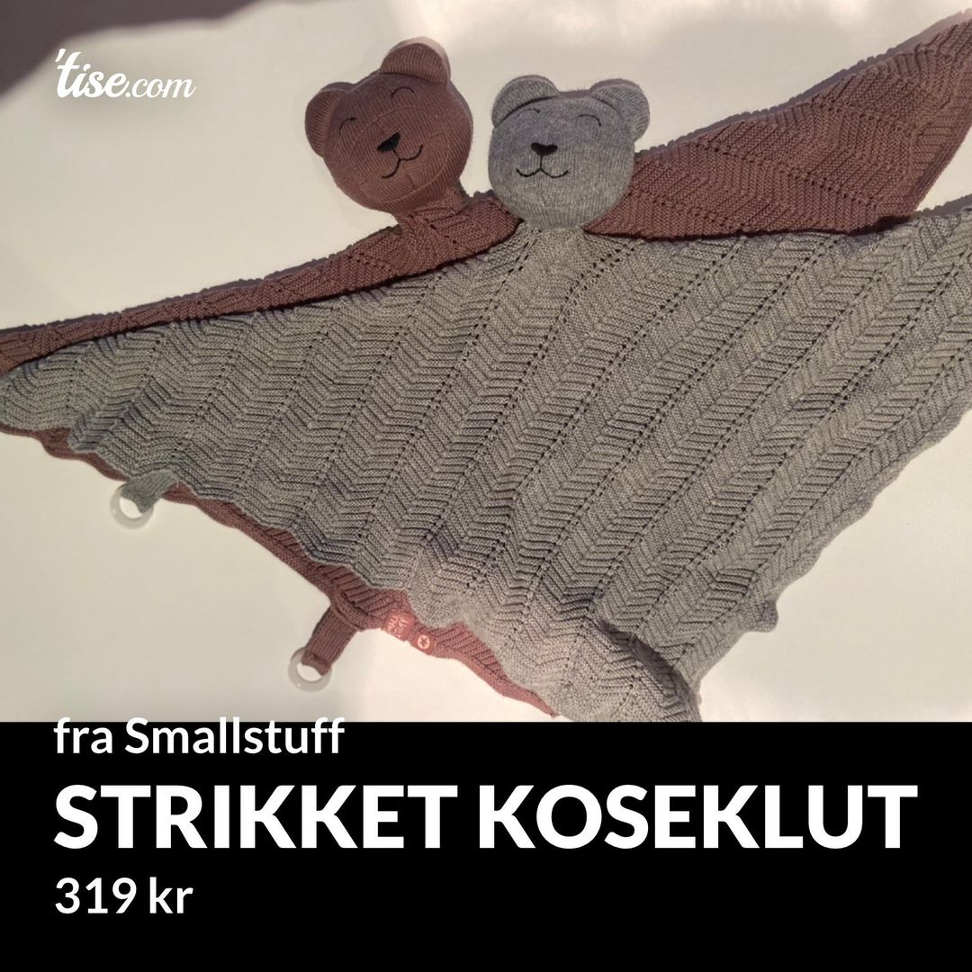 Strikket koseklut