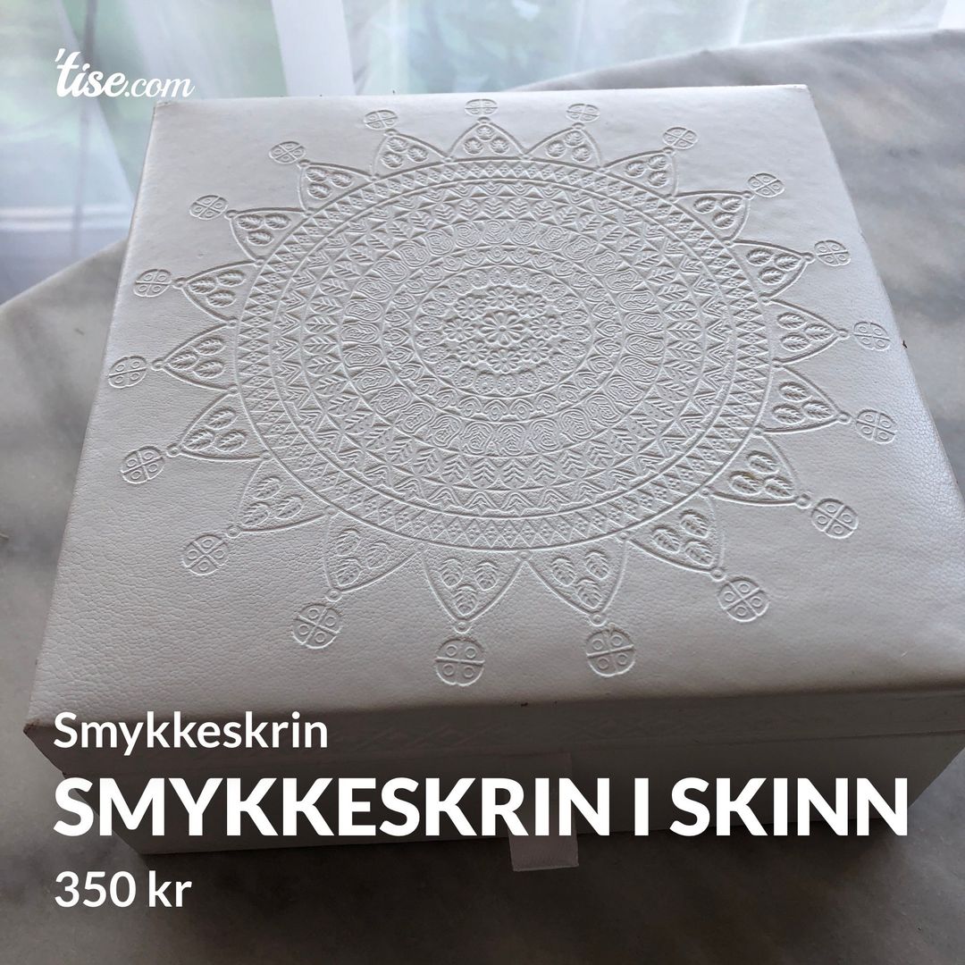 Smykkeskrin i skinn