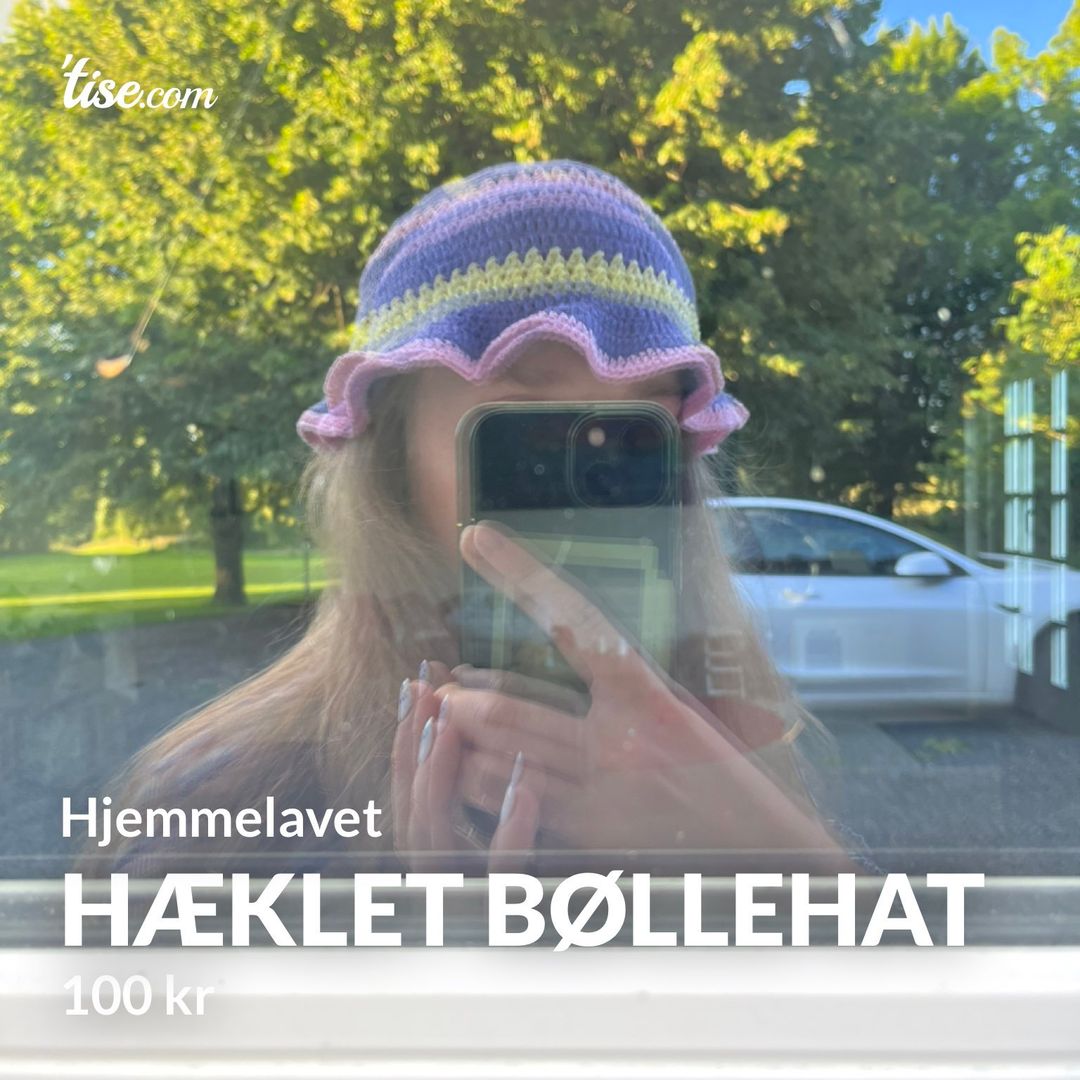 Hæklet bøllehat