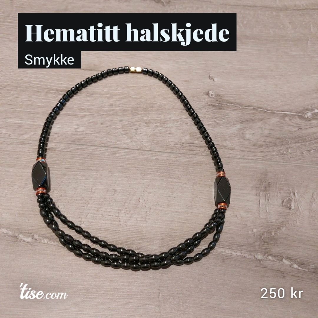 Hematitt halskjede