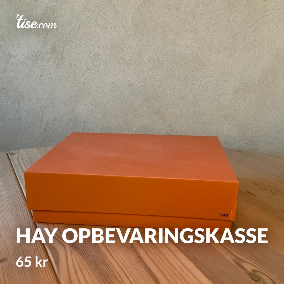 Hay opbevaringskasse