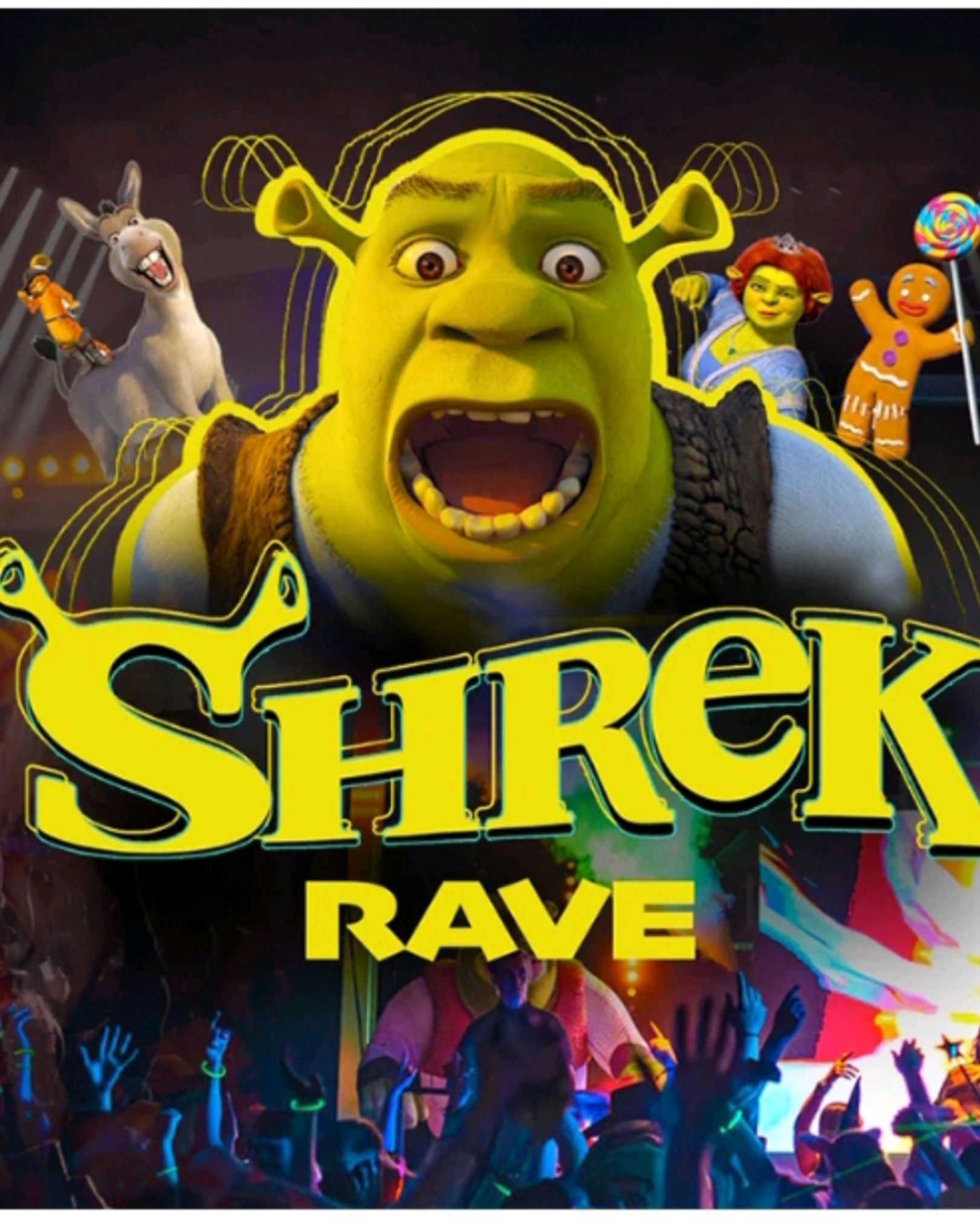 Billett - Shrek Rave