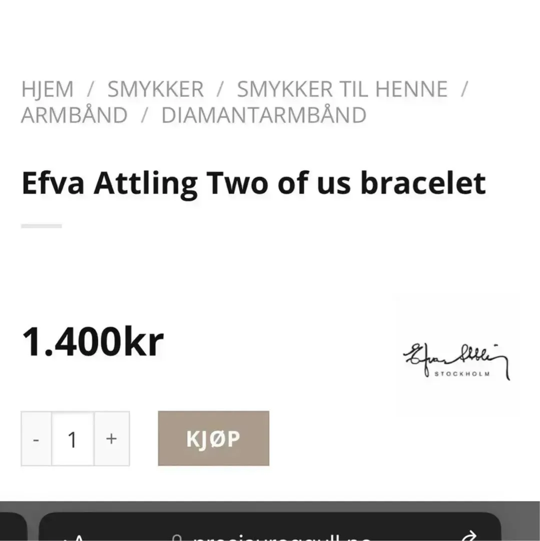 Efva Attling armbånd