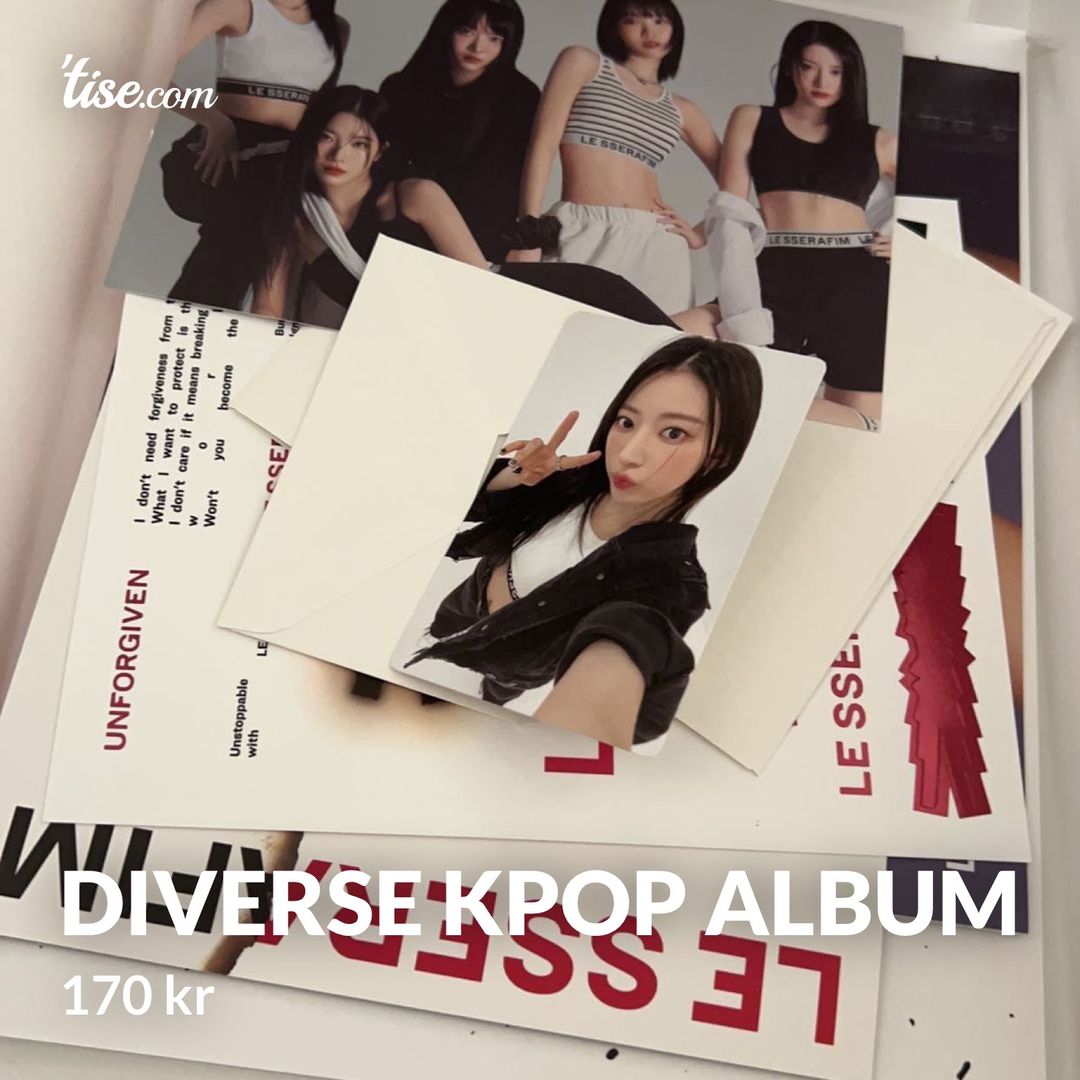 Diverse kpop album