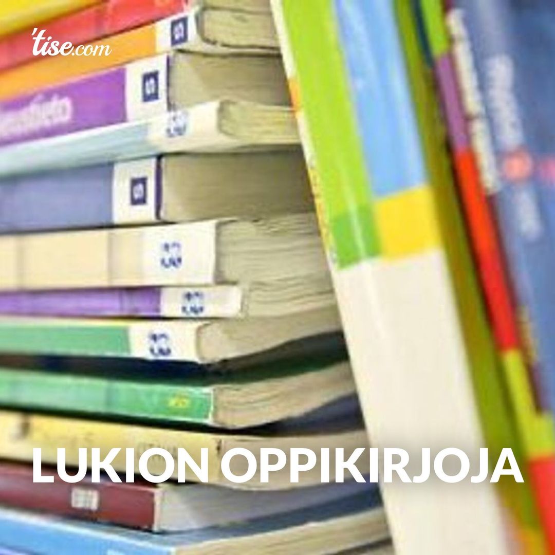 Lukion oppikirjoja