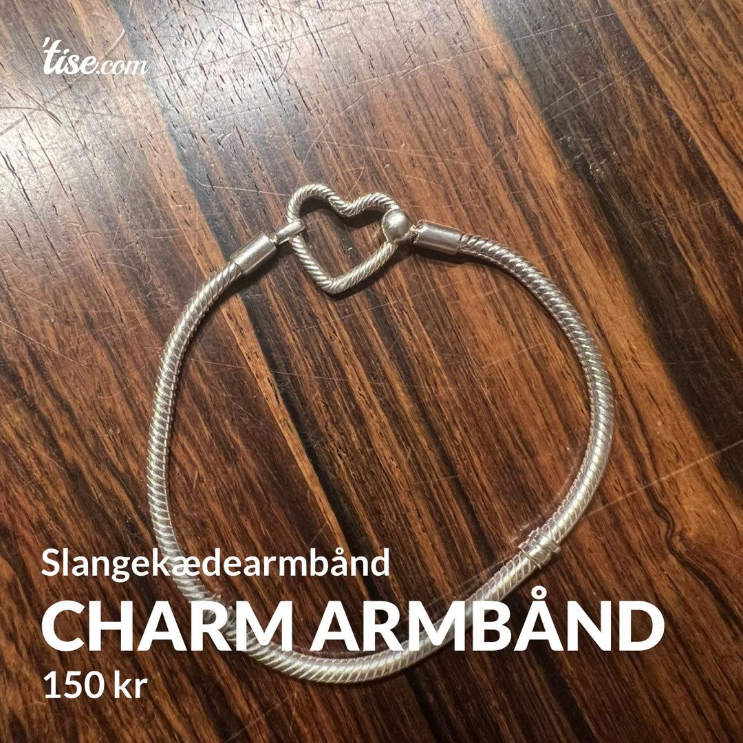 Charm armbånd