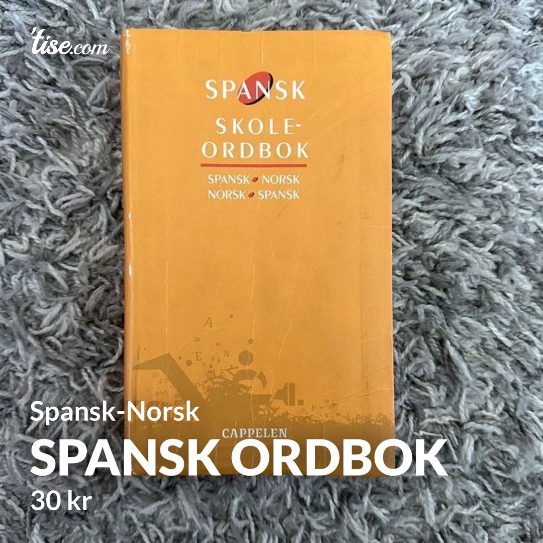 Spansk ordbok