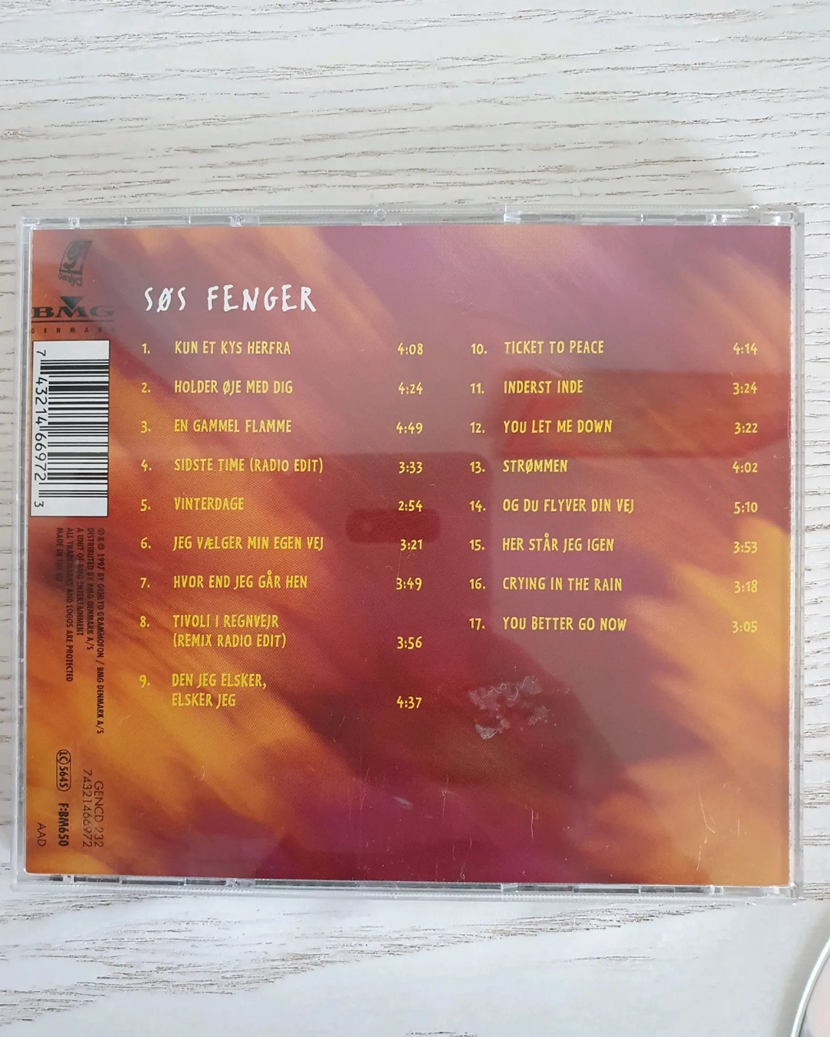 CD: Søs Fenger (1997