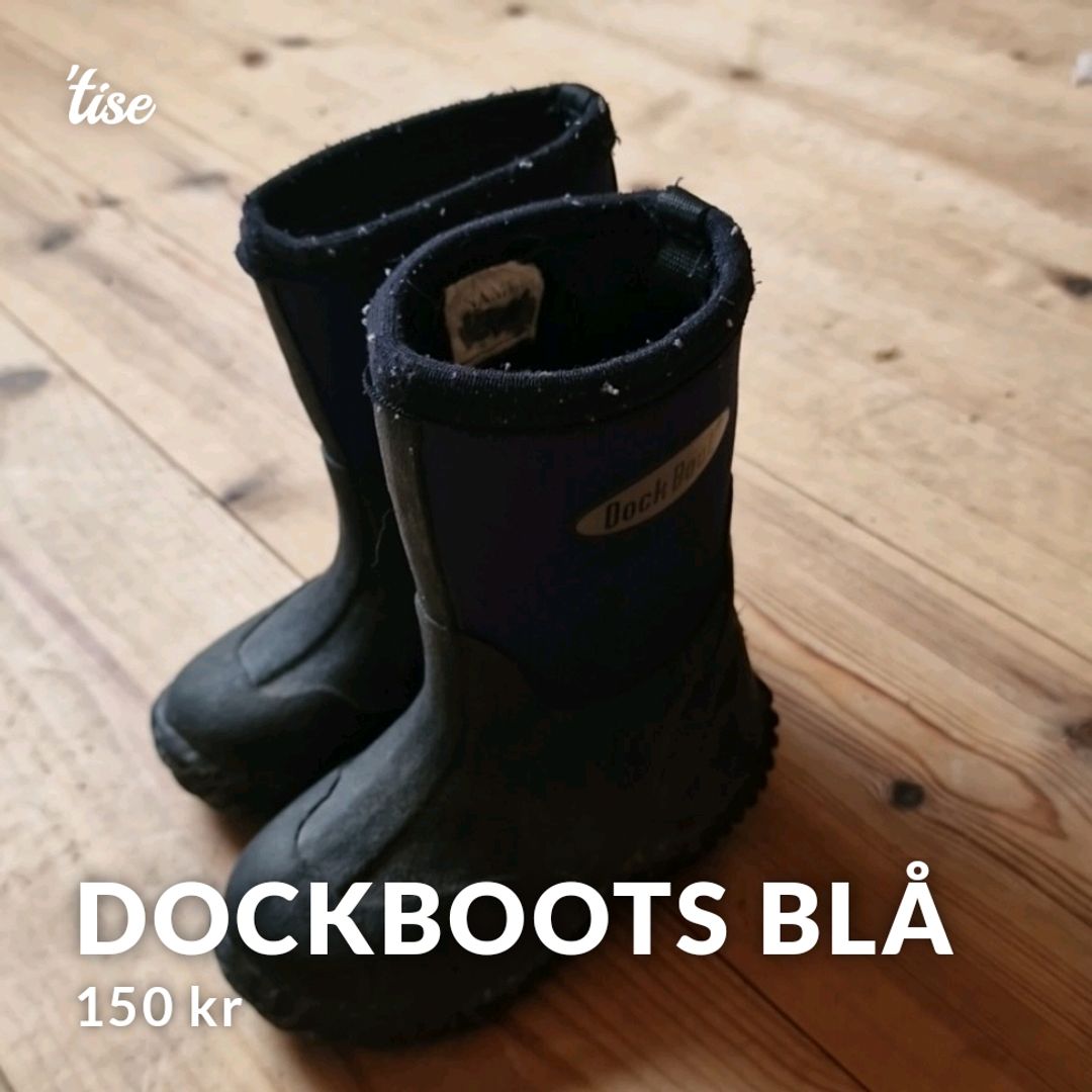 Dockboots Blå