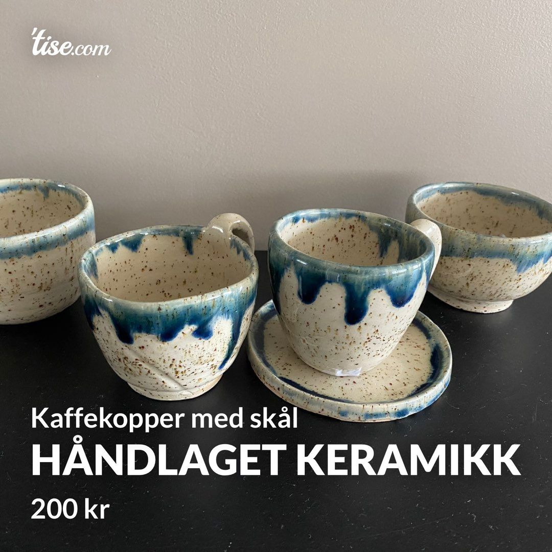 Håndlaget keramikk