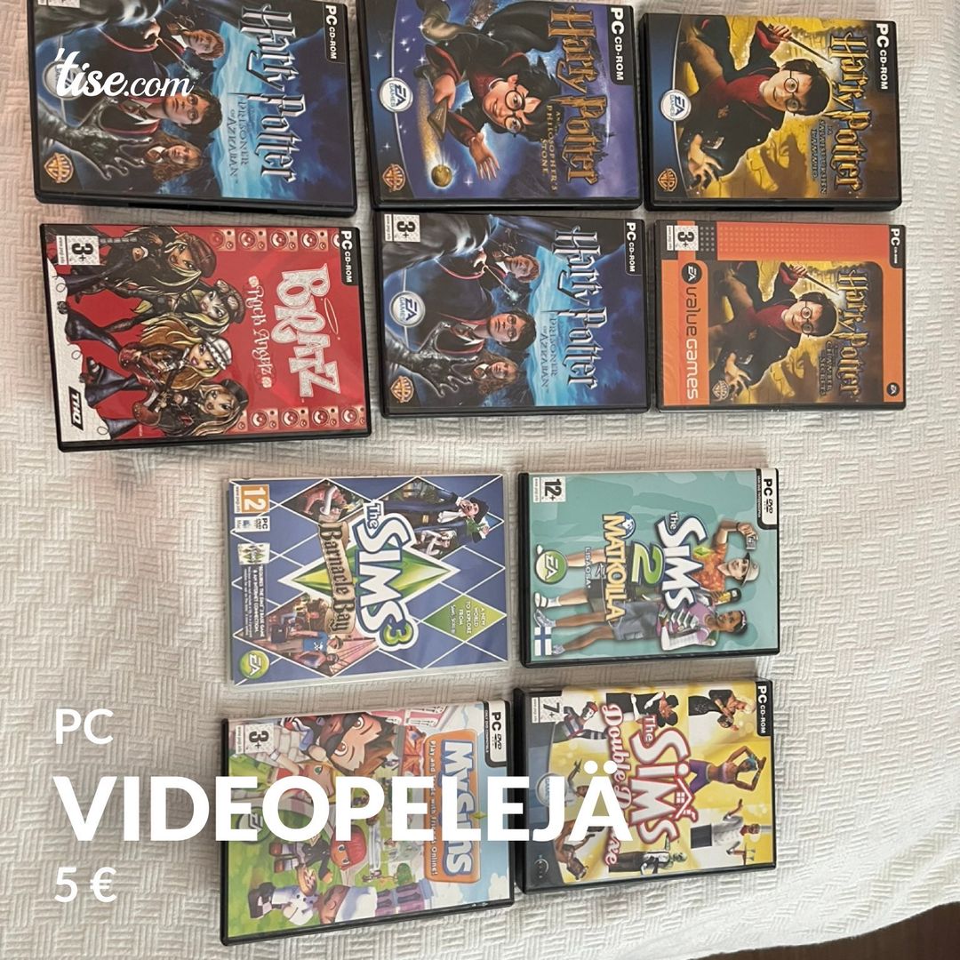 Videopelejä