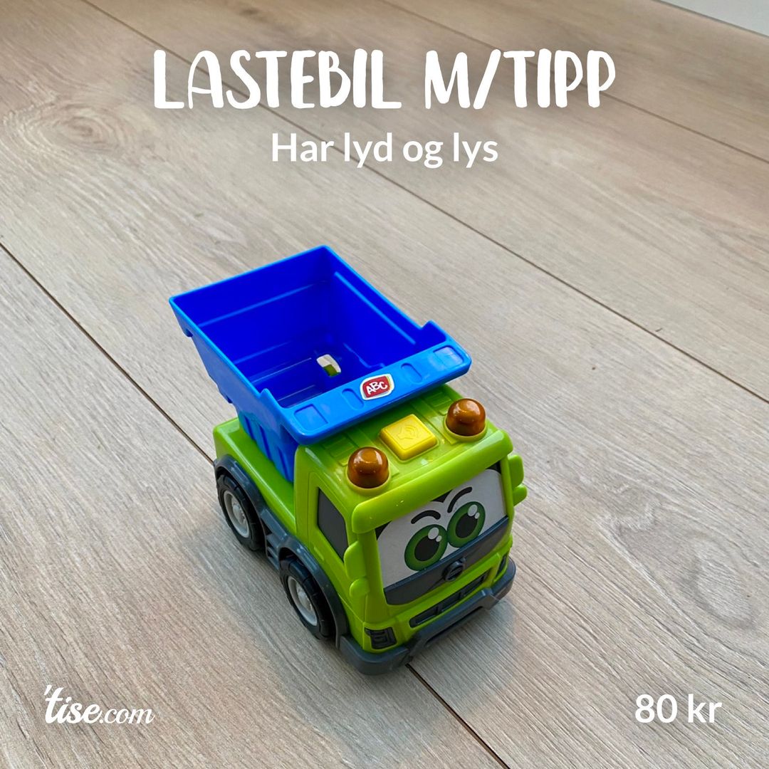 Lastebil m/tipp