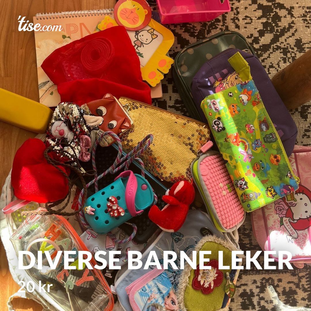 Diverse barne leker