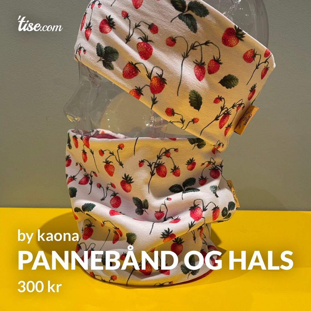 Pannebånd og hals