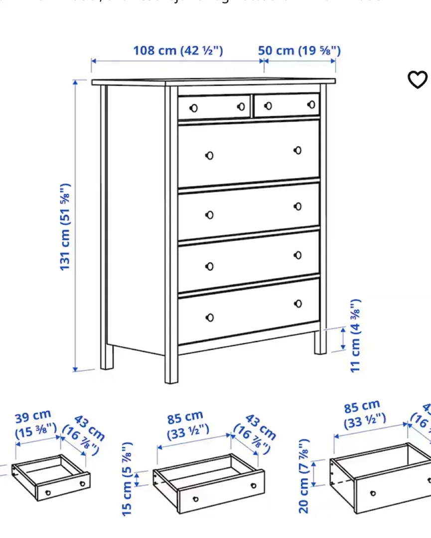 Hemnes kommode