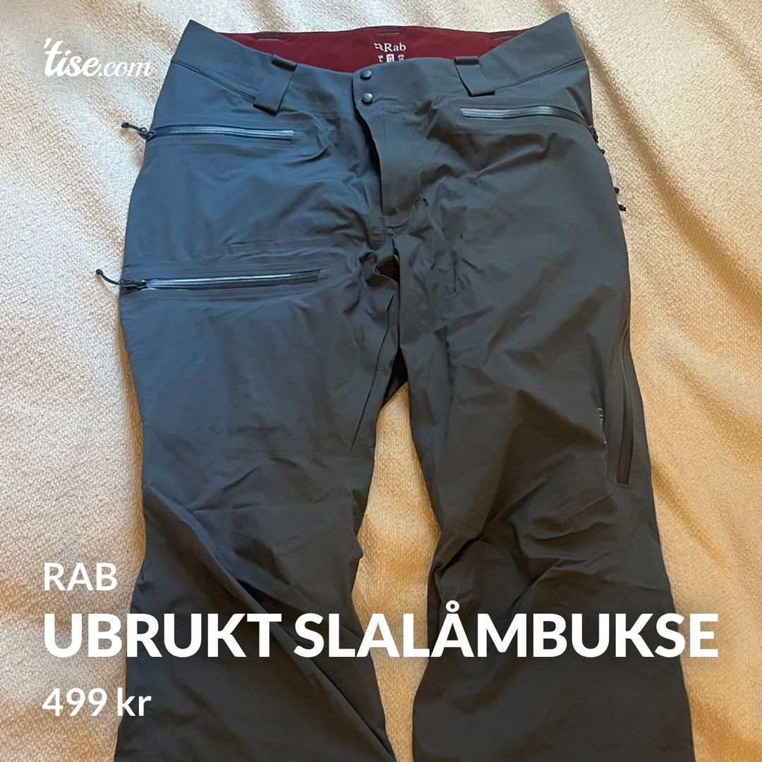 Ubrukt slalåmbukse