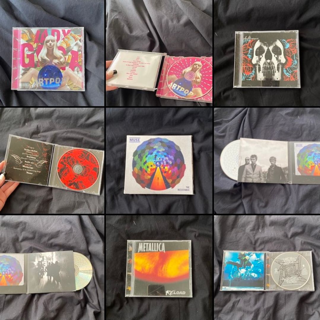 CD’s (list below)