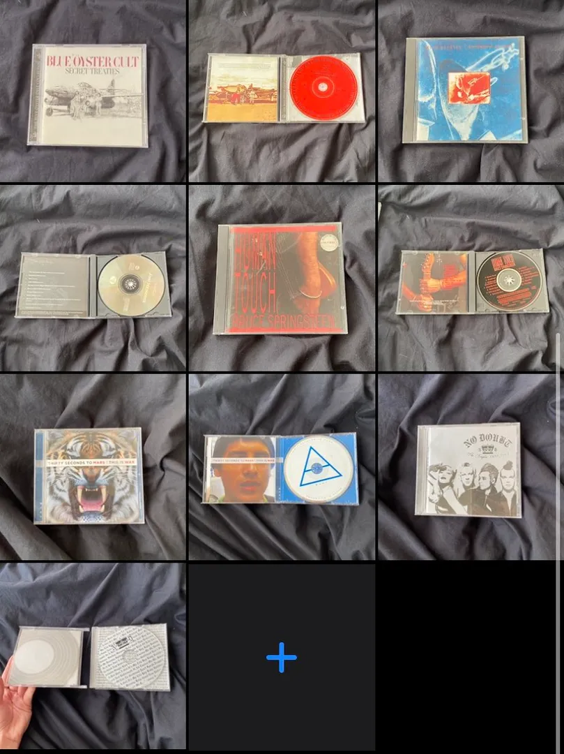 CD’s (list below)