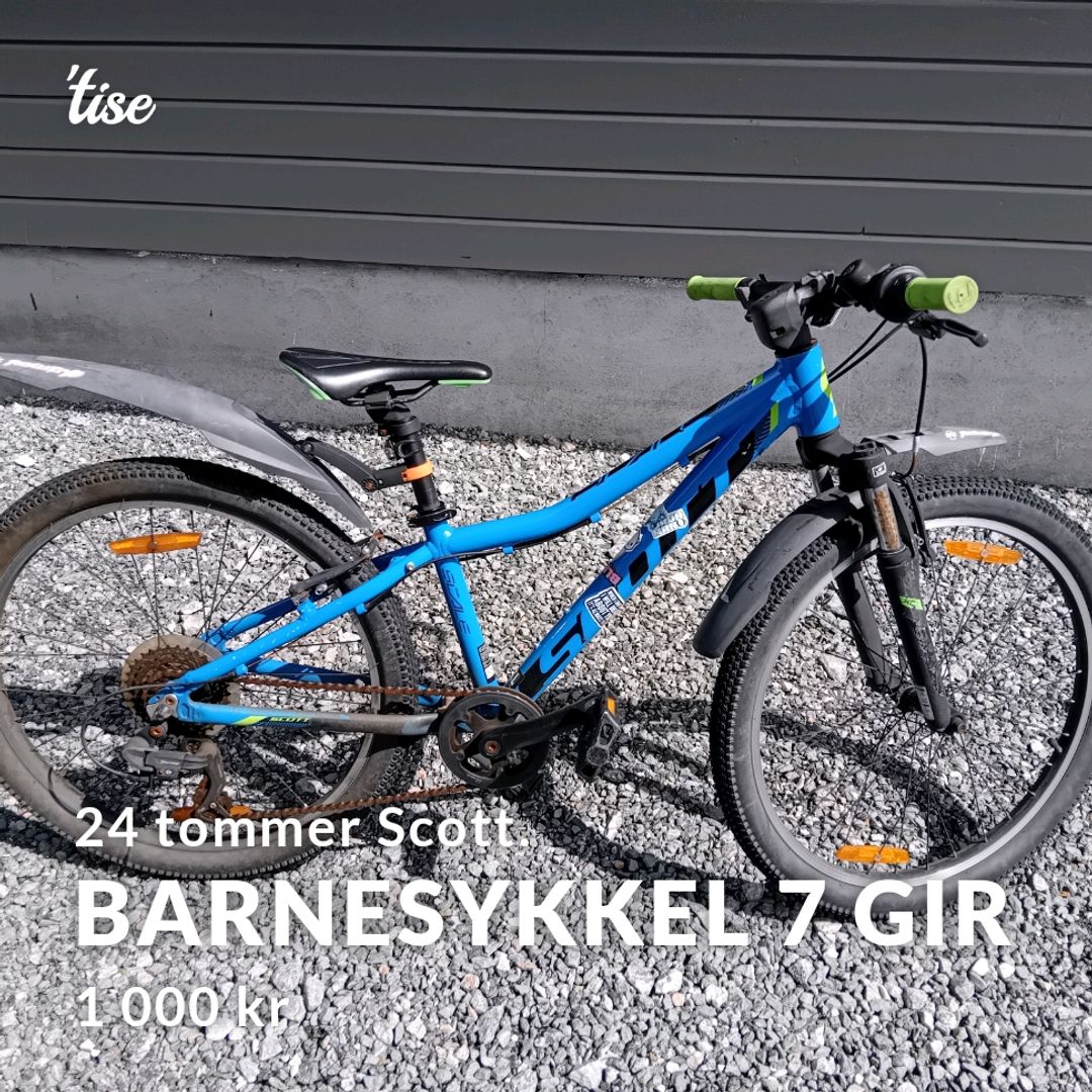 Barnesykkel 7 Gir