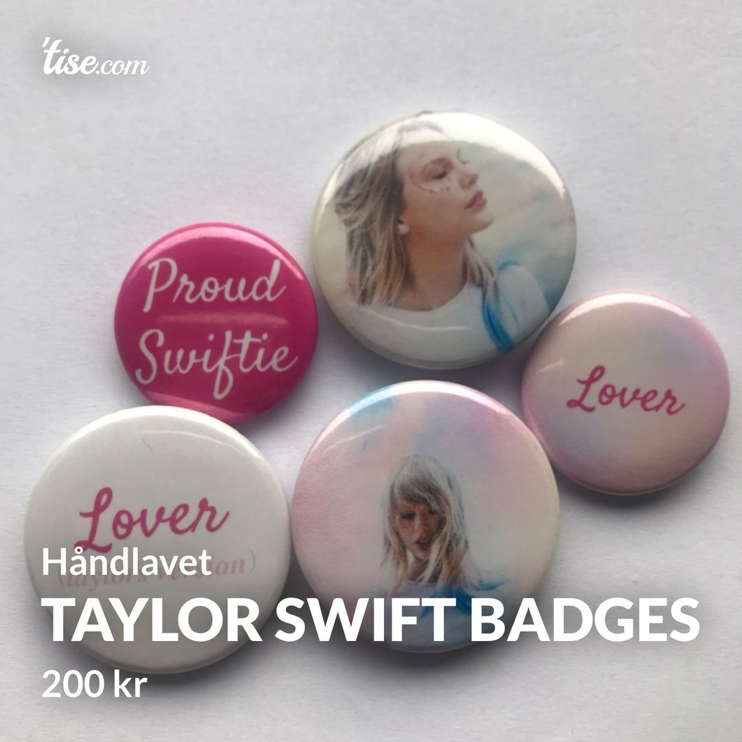 Taylor Swift badges