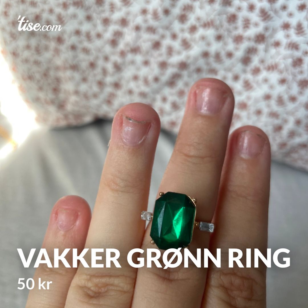 Vakker grønn ring