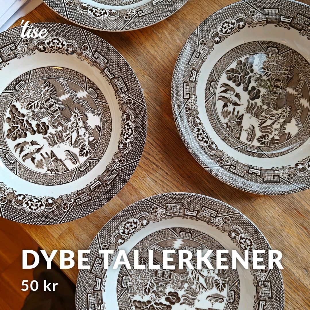 Dybe Tallerkener