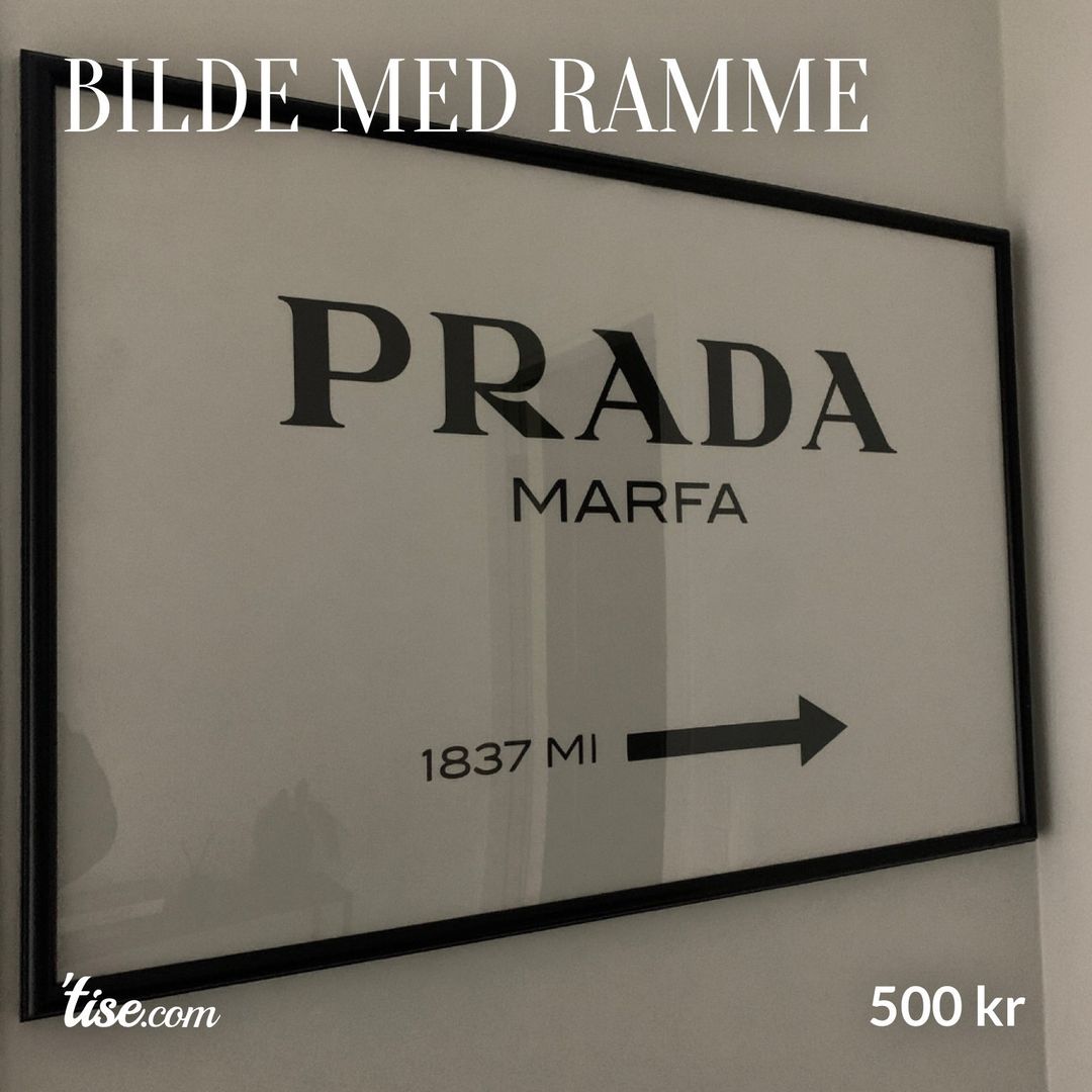 BILDE MED RAMME