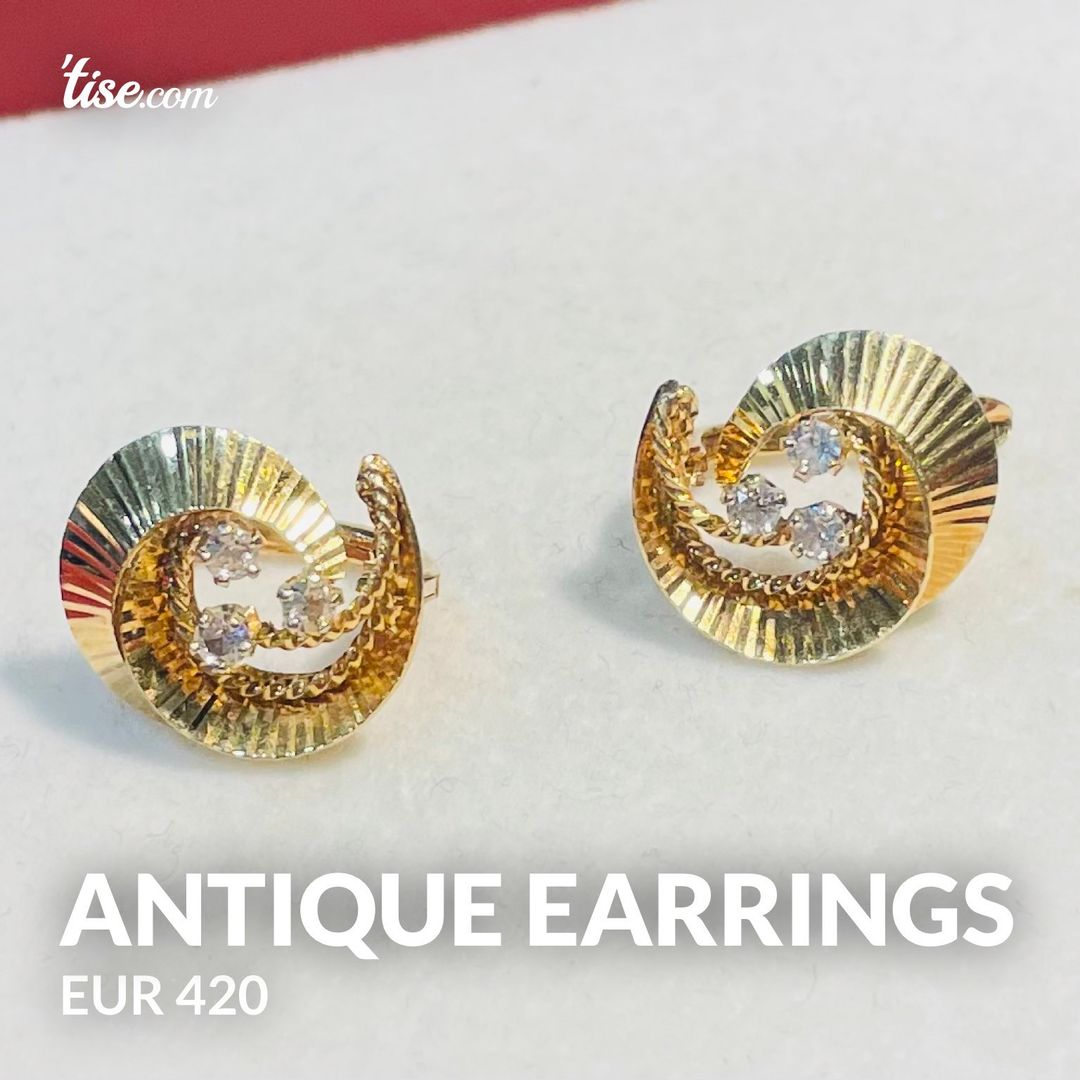 Antique earrings