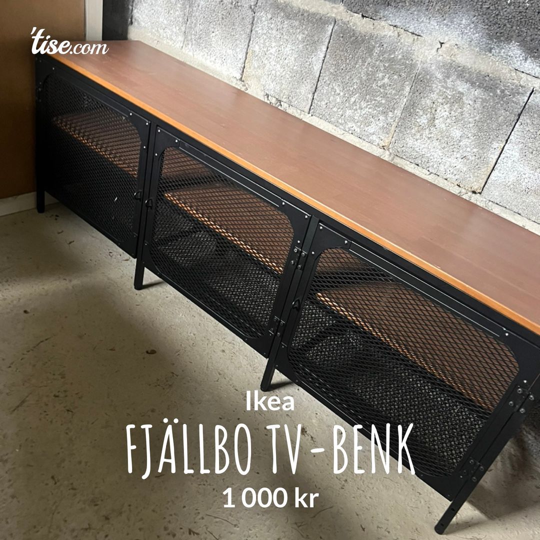 Fjällbo tv-benk