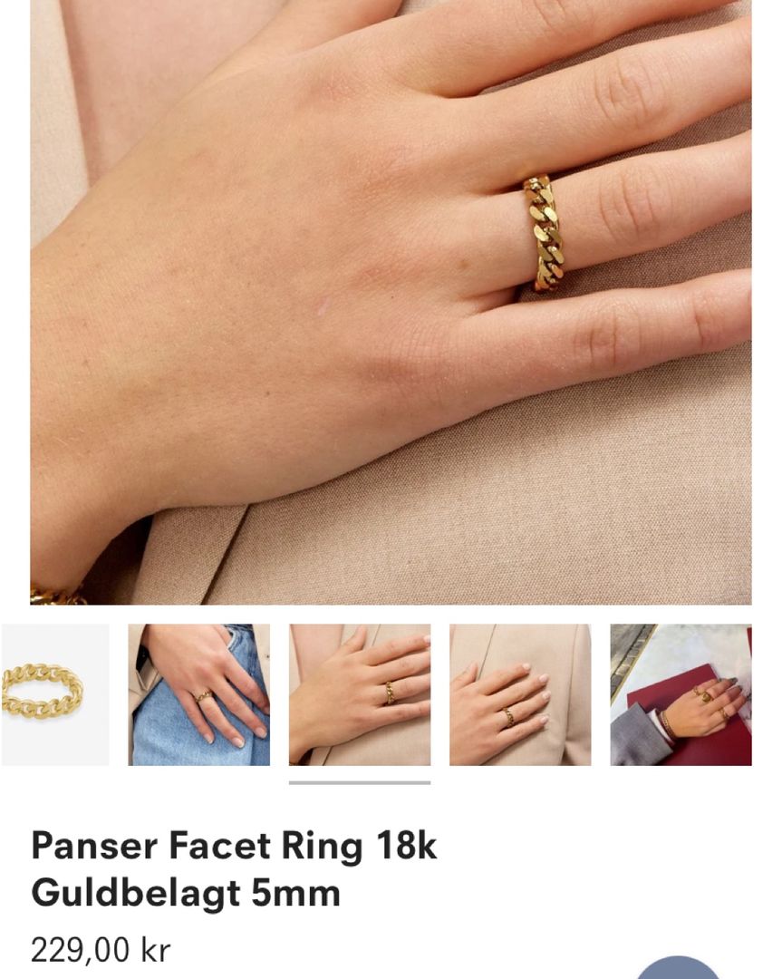 Vandfast panzer ring