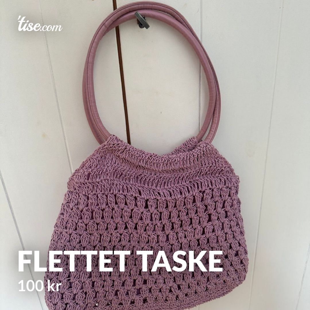 Flettet taske