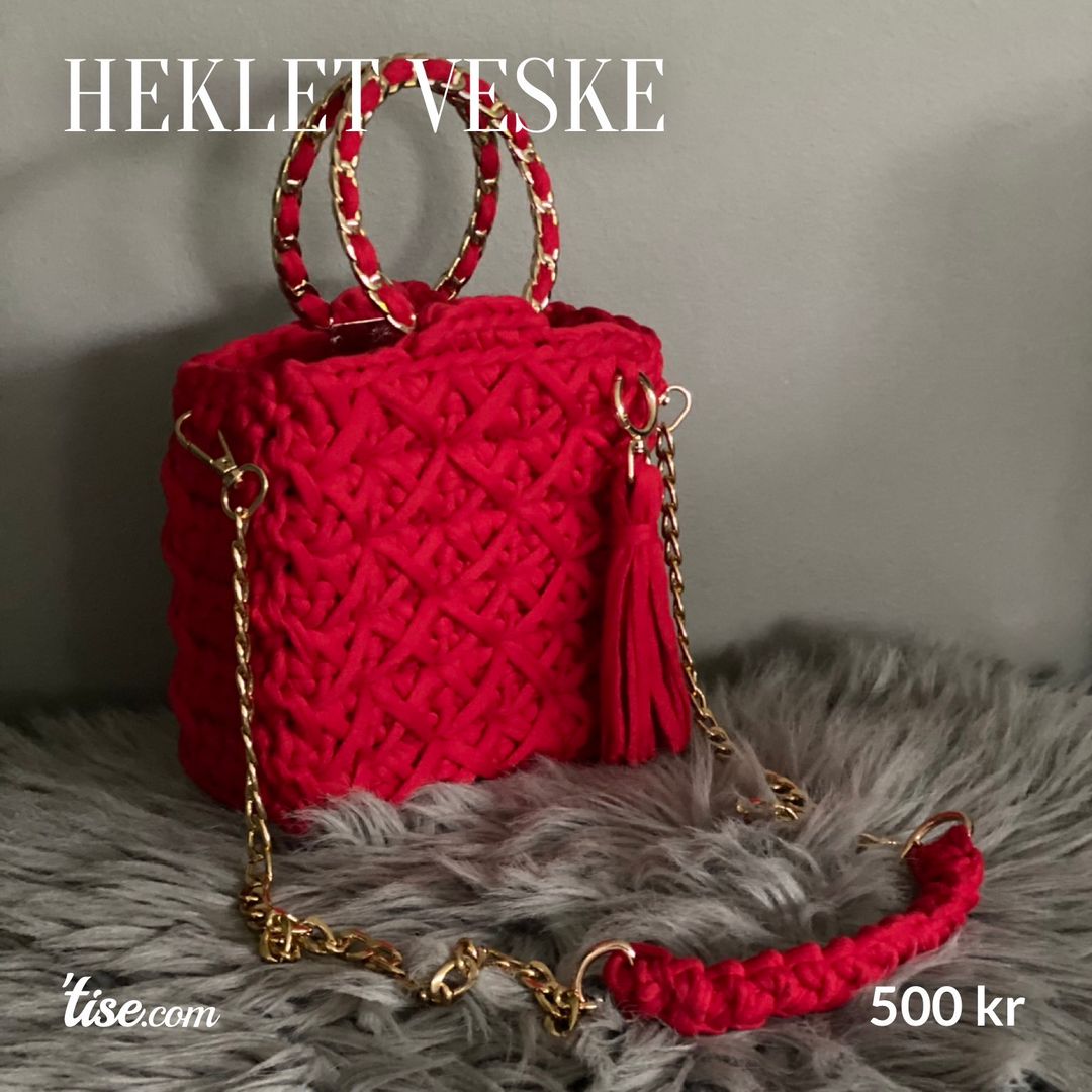 Heklet veske