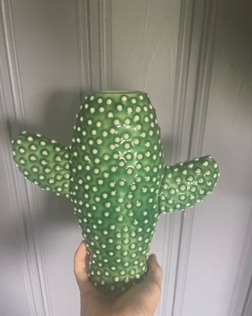 Grønn kaktus vase🌵