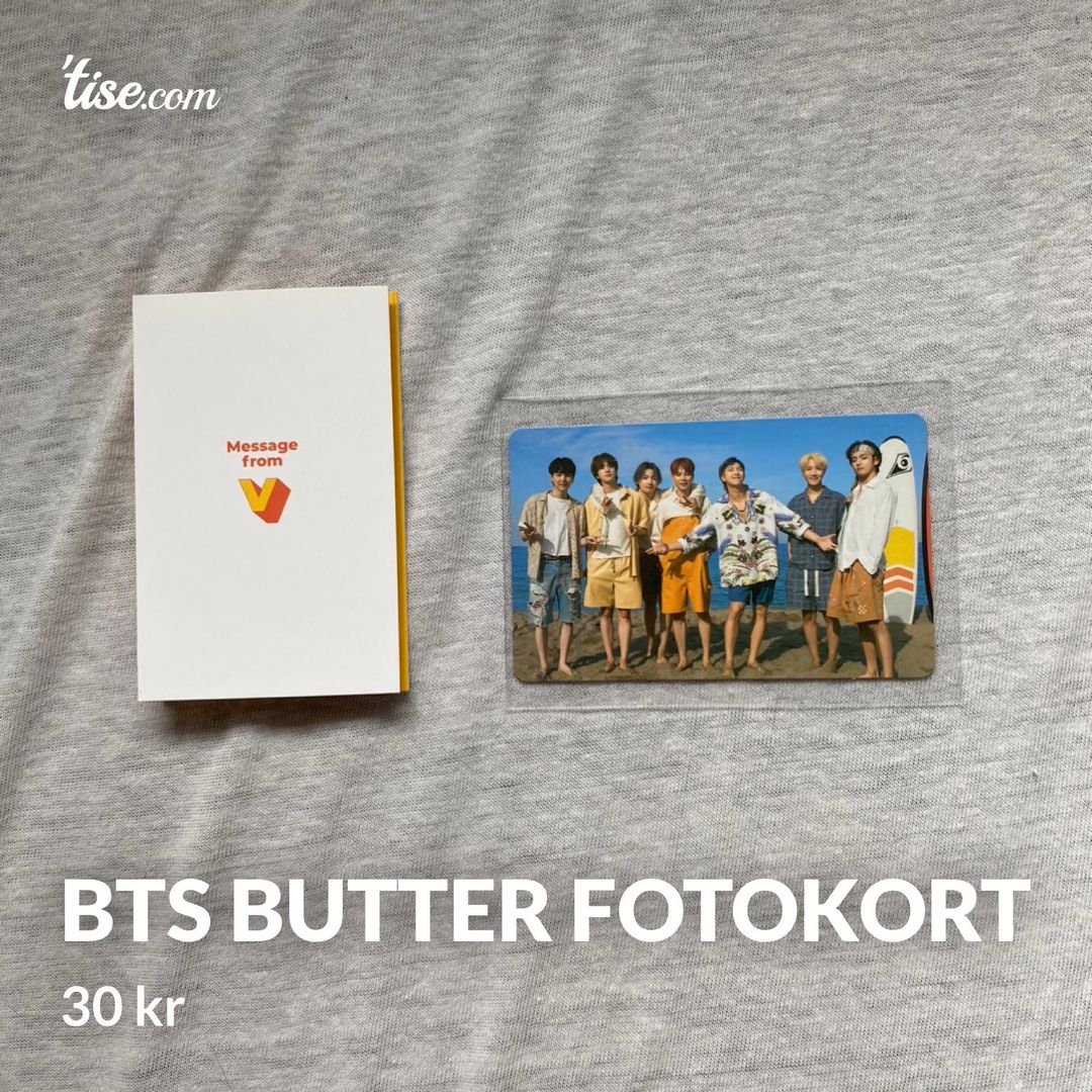 BTS Butter fotokort