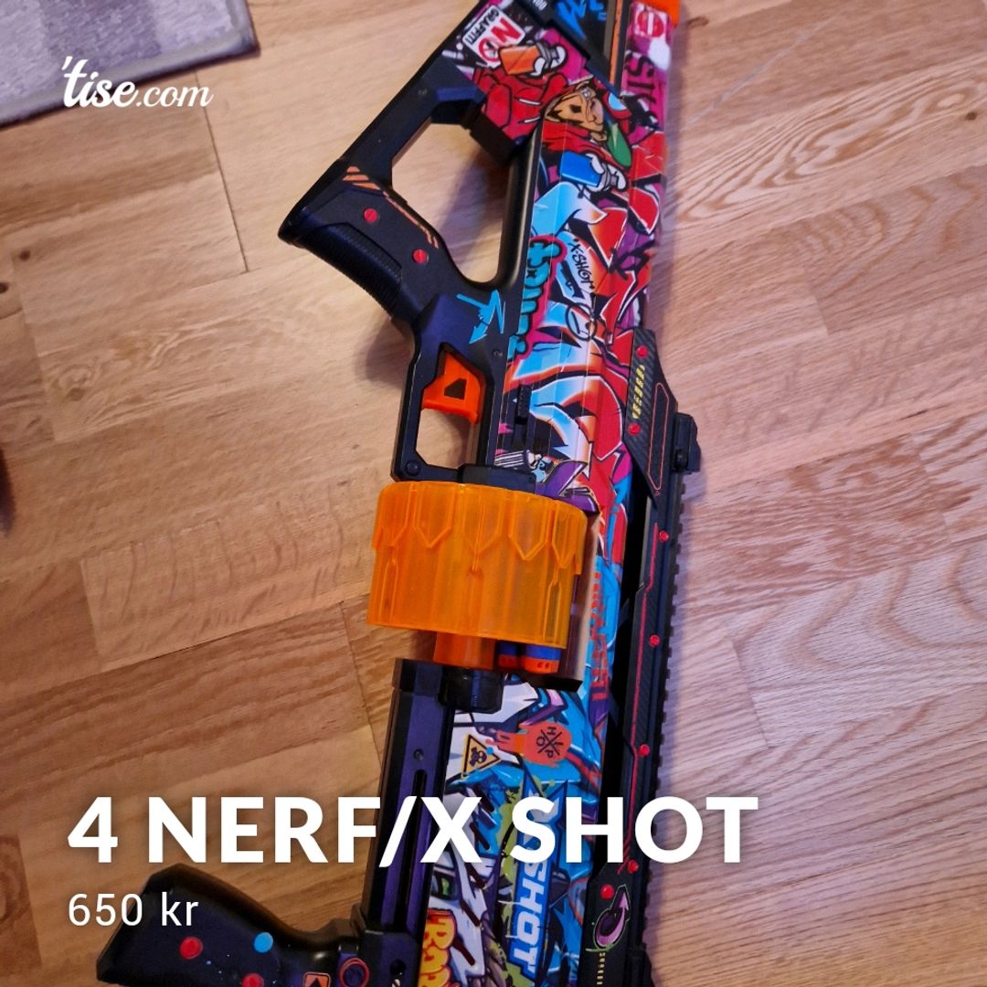 4 Nerf/x Shot