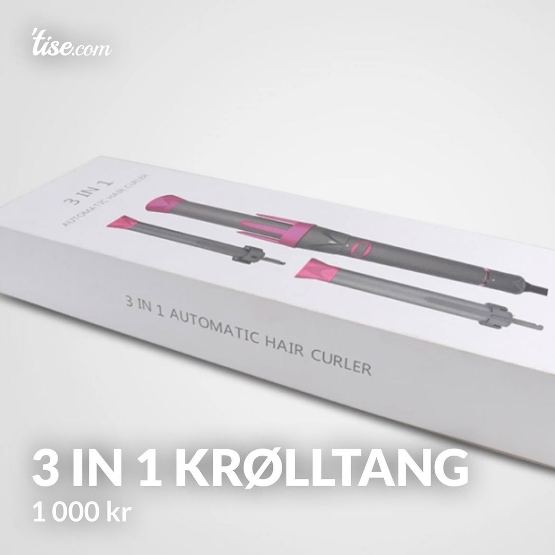 3 in 1 krølltang